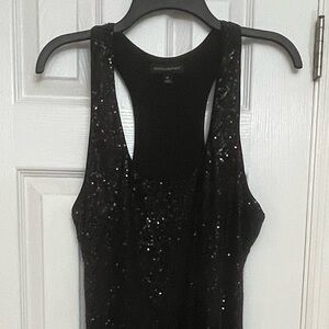 Elegant Black Sequin Dress